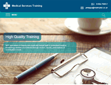 Tablet Screenshot of medicalst.co.uk